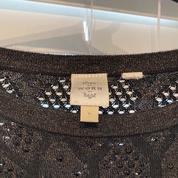 Sparkly black sweater. Size medium. Great condition. - Picture 3 of 6